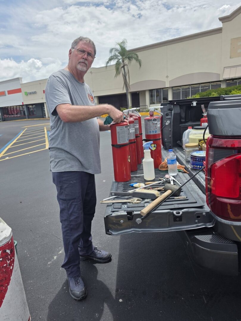recharging fire extinguishers